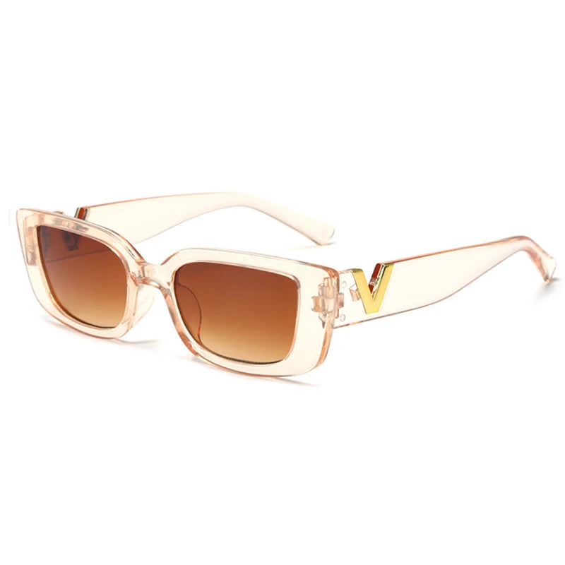 Fashion Rectangle Sunglasses Women