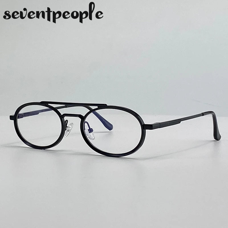 Steampunk sunglasses with oval frames