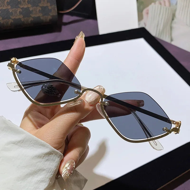 Women's metal sunglasses