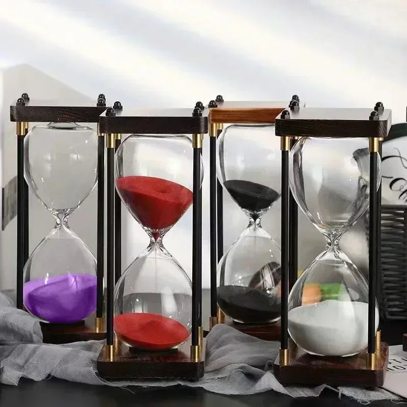 Decorative retro hourglass