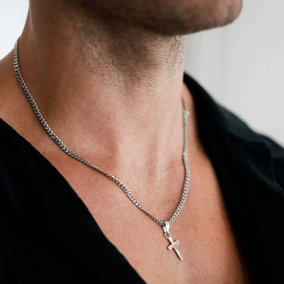 Casual cross pendant necklaces for men
