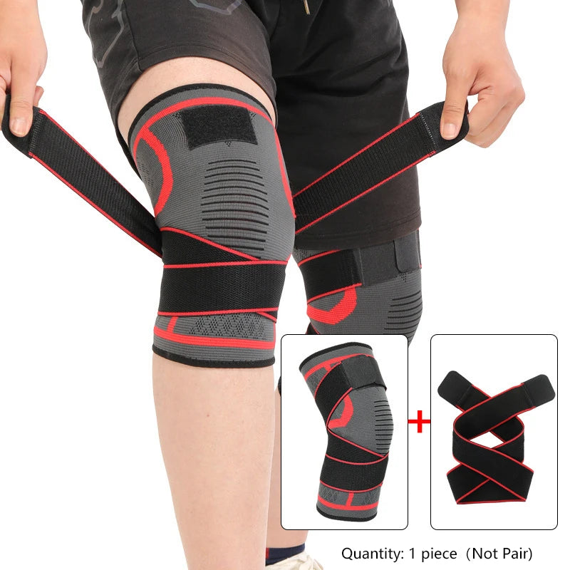 Nylon compression knee brace