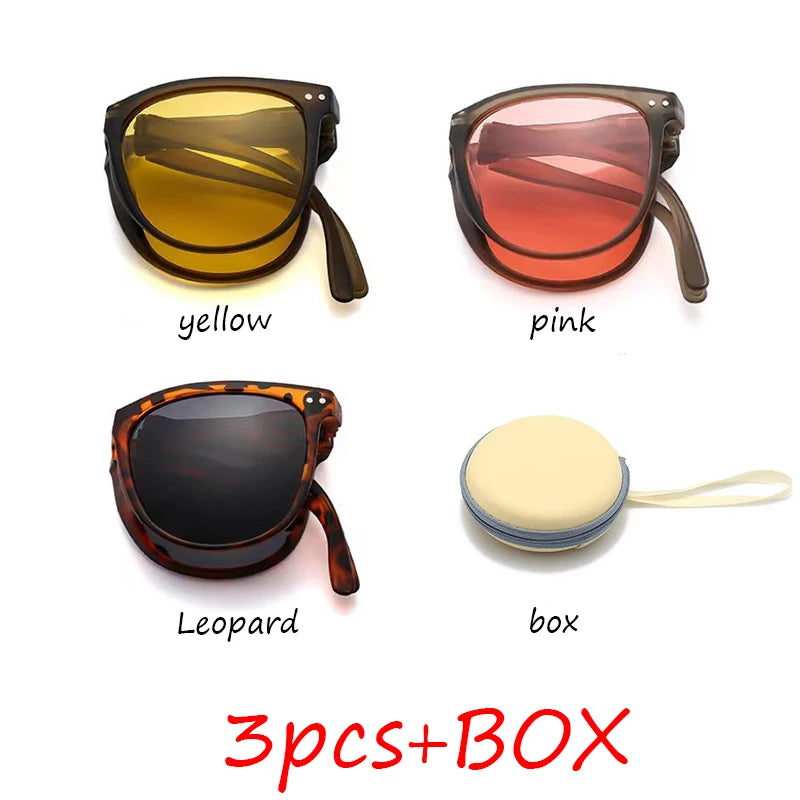 Foldable and portable sunglasses