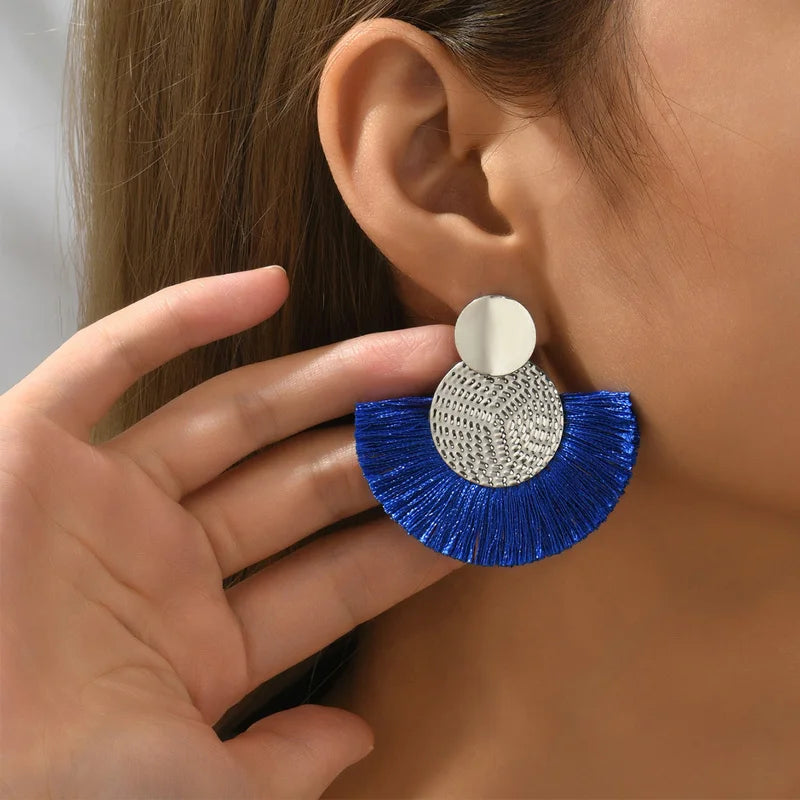 Fringed earrings