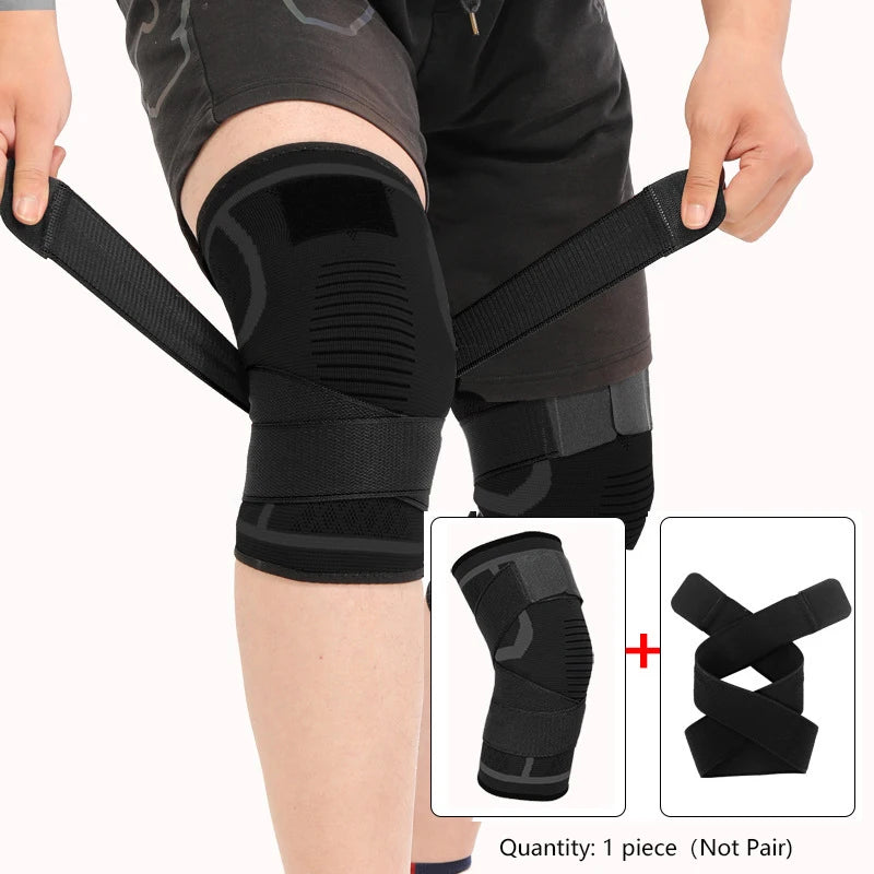 Nylon compression knee brace