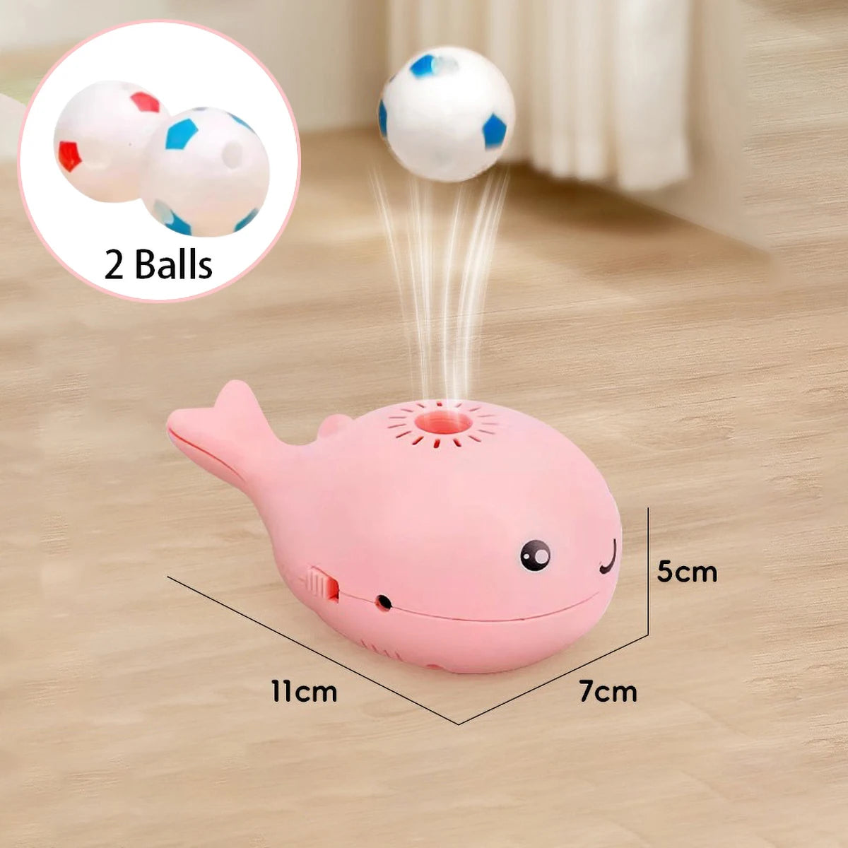 Whale Shaped Floating Ball Cat Toys
