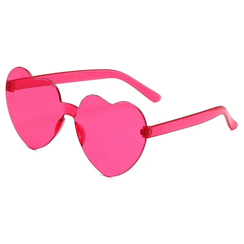 Heart-shaped women's sunglasses