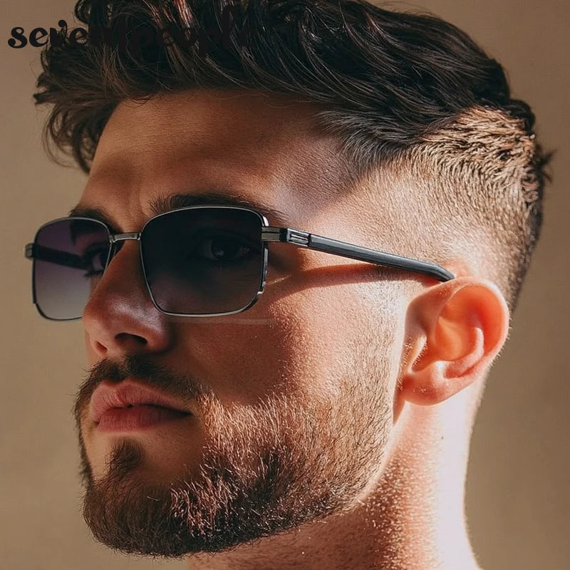 Luxury vintage punk sunglasses