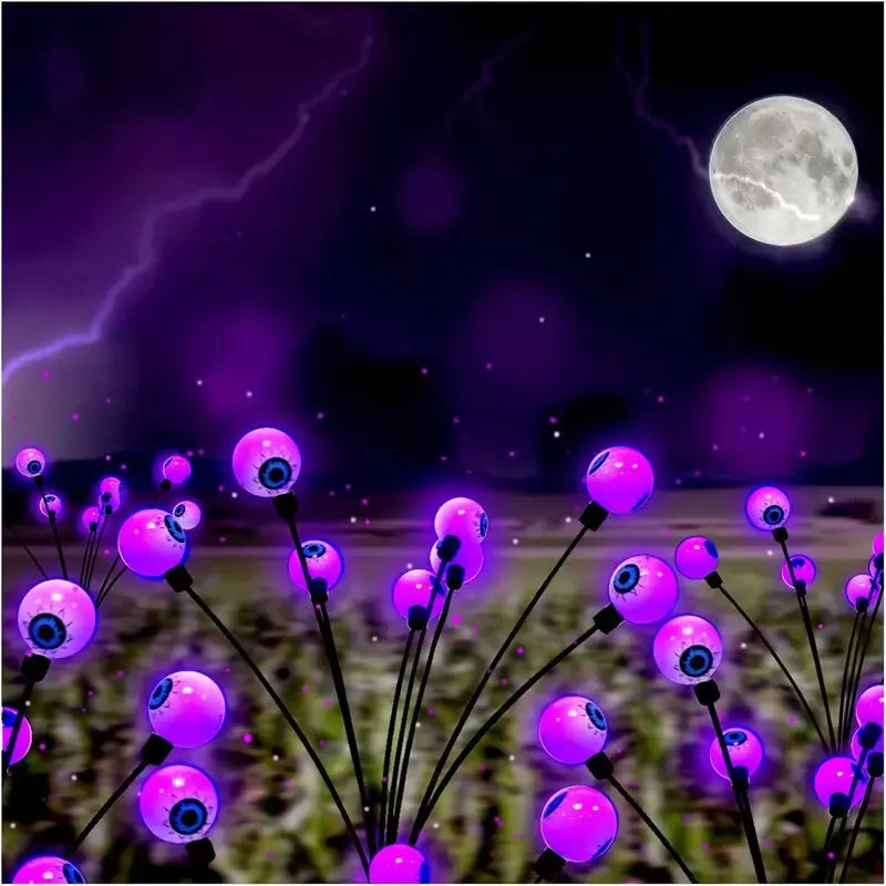 Purple Halloween Solar Stake Lights