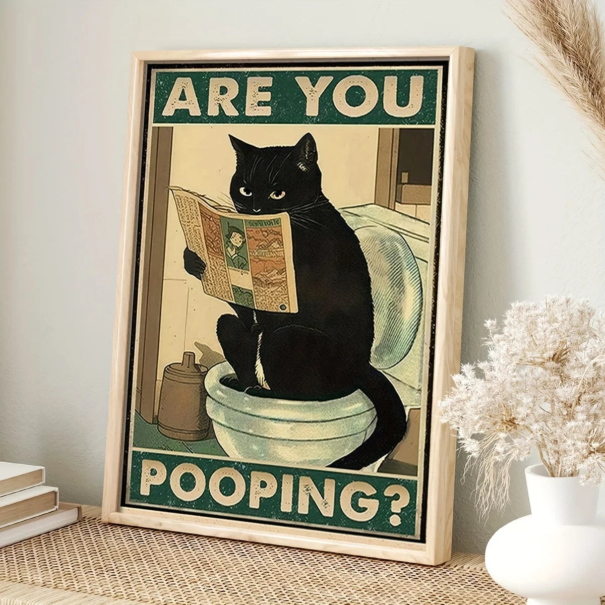 Funny animal poster
