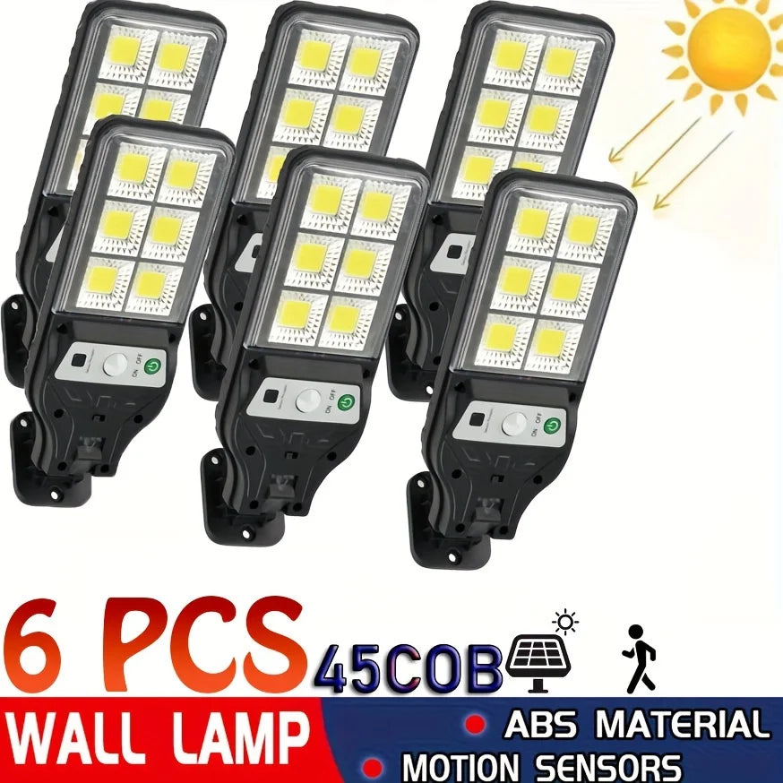 Motion sensor lamp for outdoor areas