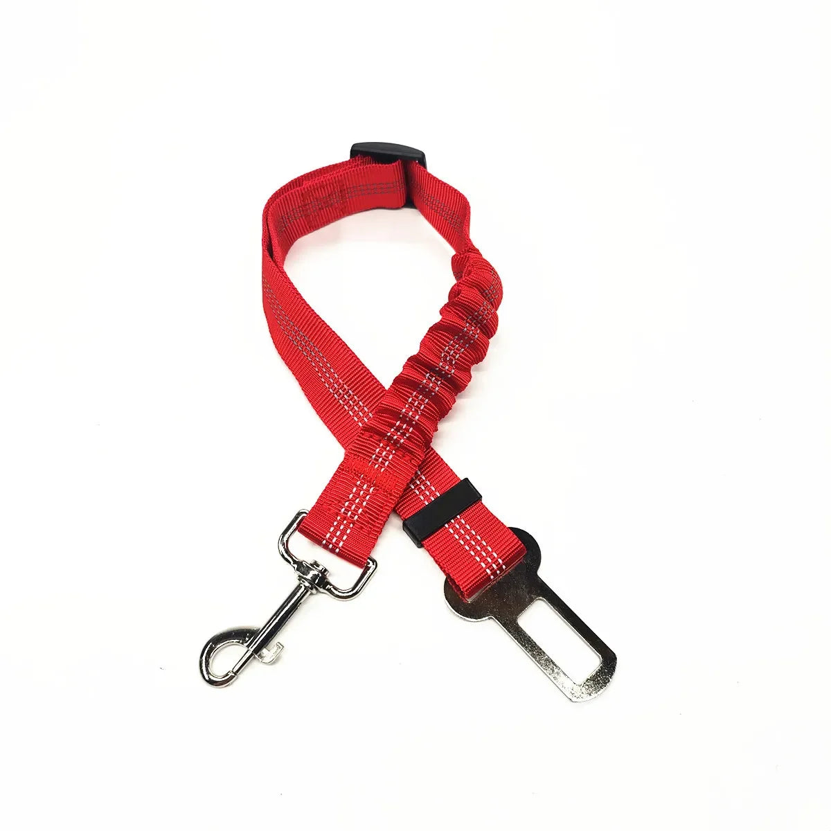 Adjustable dog seat belt