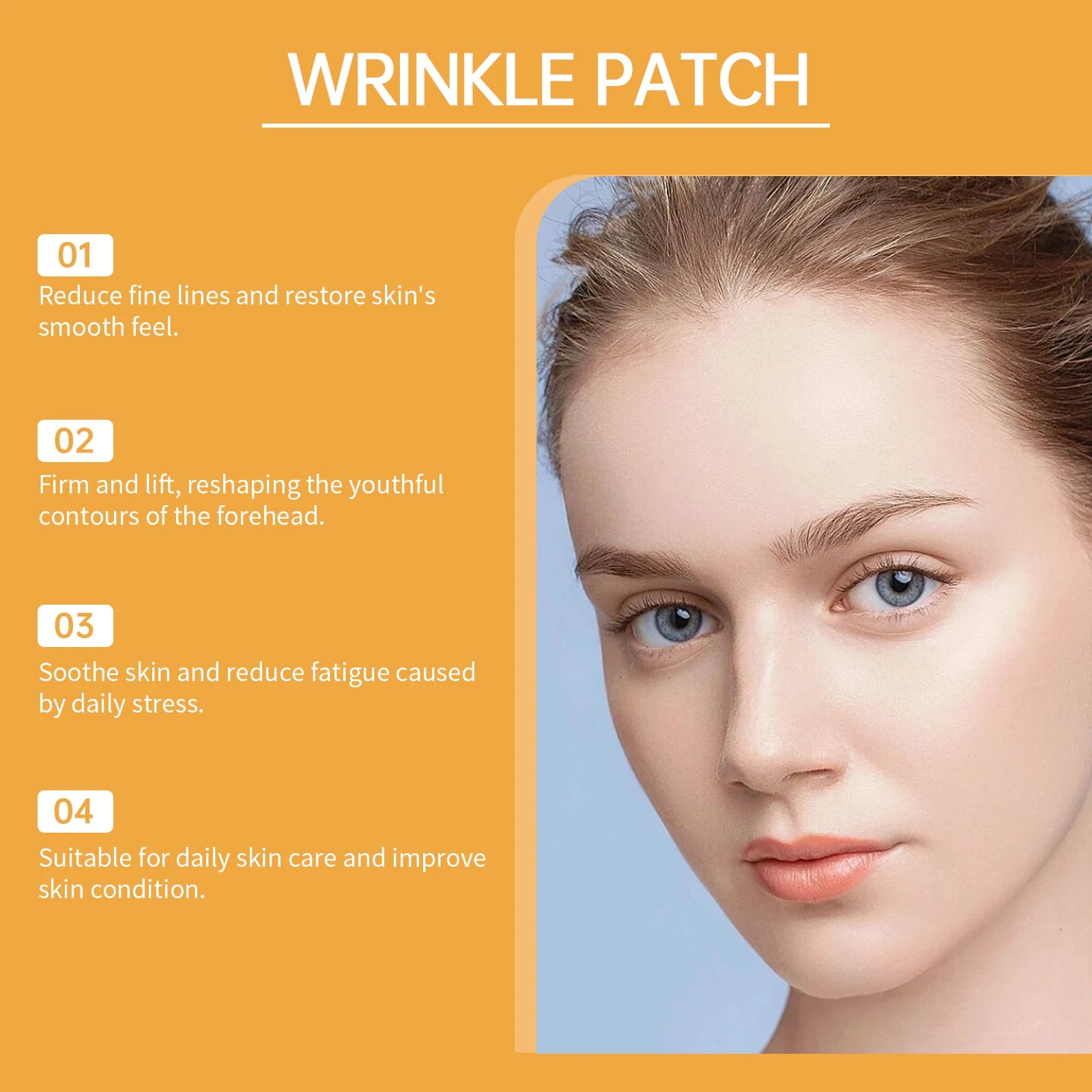 Anti-wrinkle face patches
