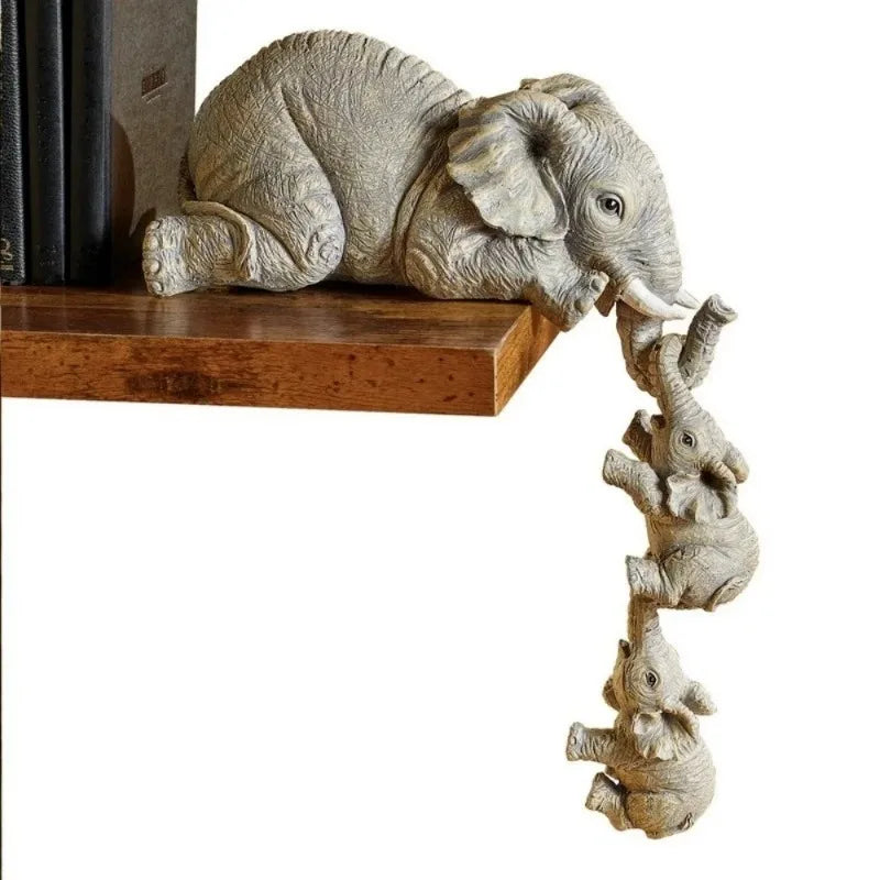 Cute baby elephant doll decoration