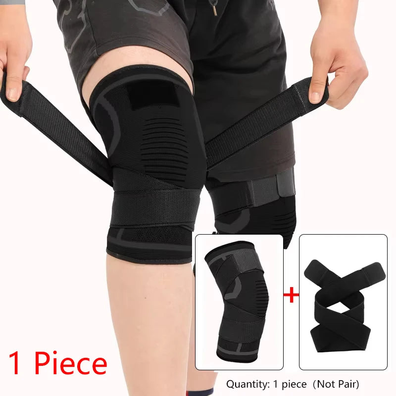 Nylon compression knee brace