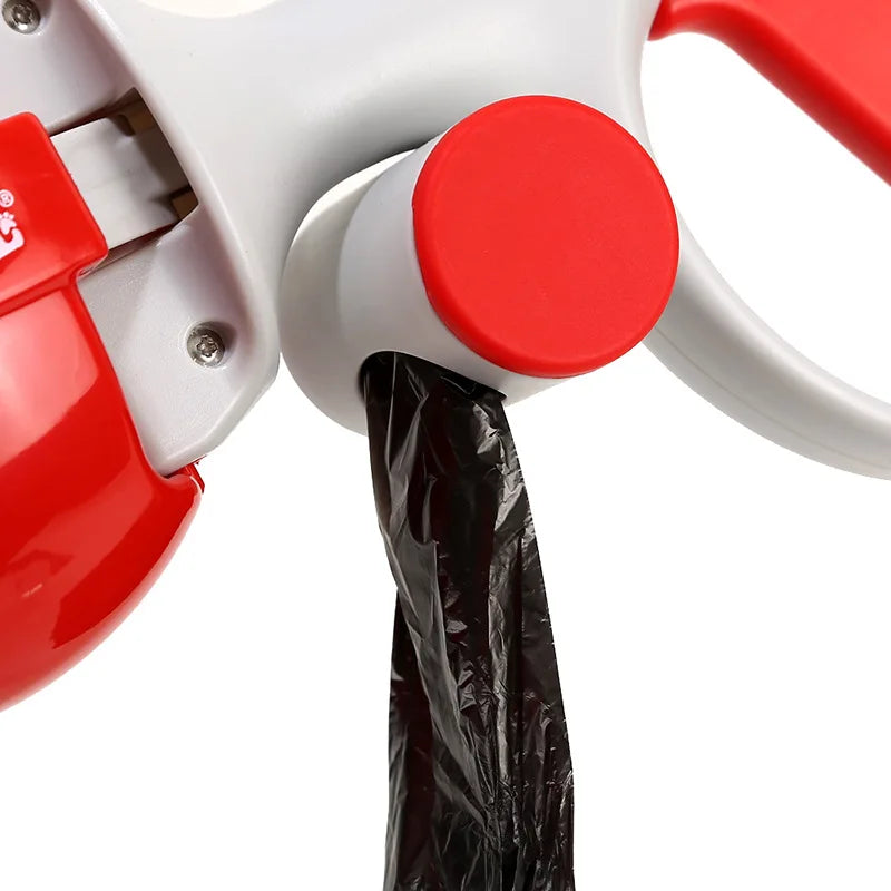 Portable outdoor dog poop scooper