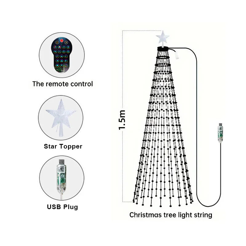 LEDs Smart Christmas Tree Lights