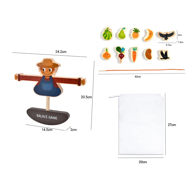 Montessori Block Stacking Game