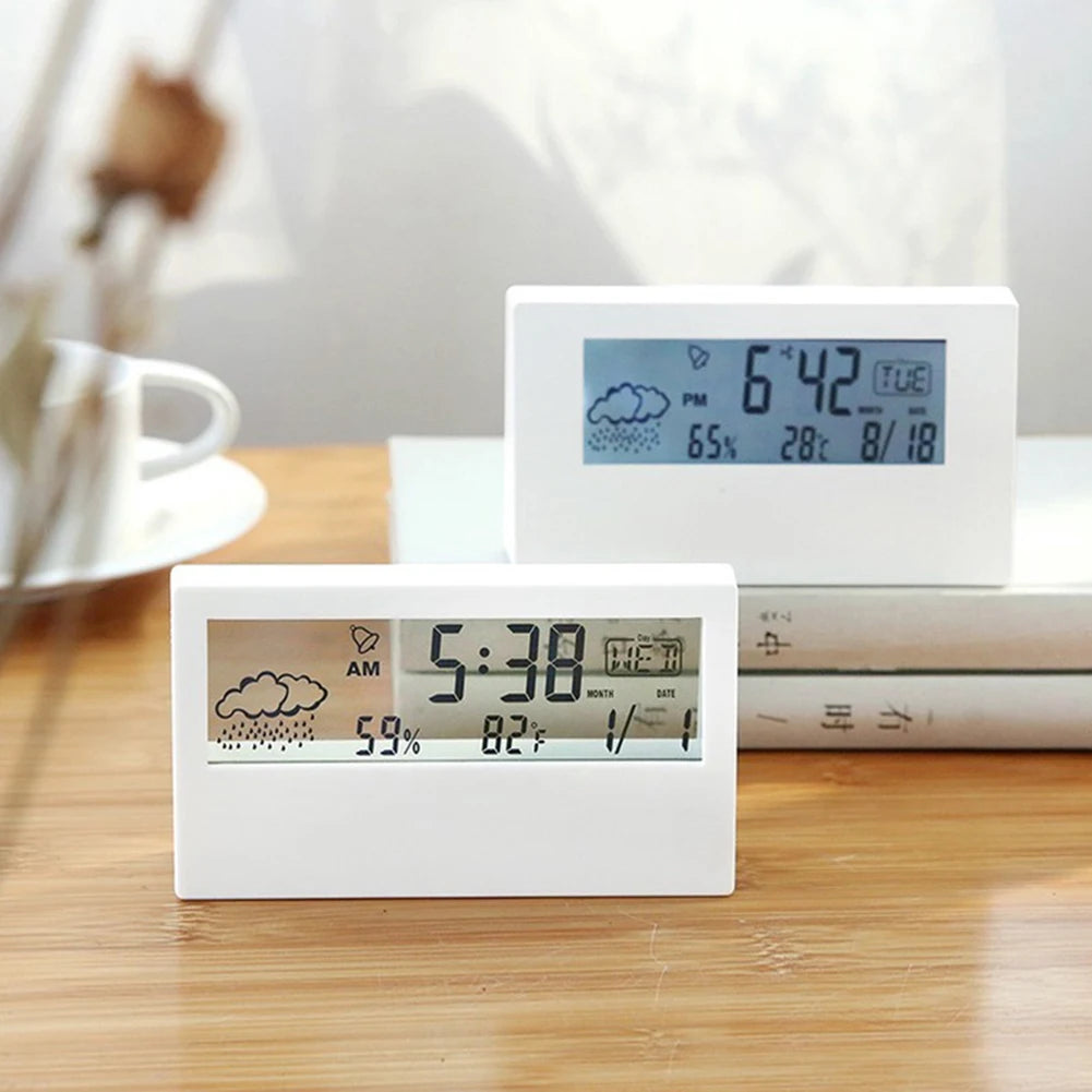 Creative weather display clock