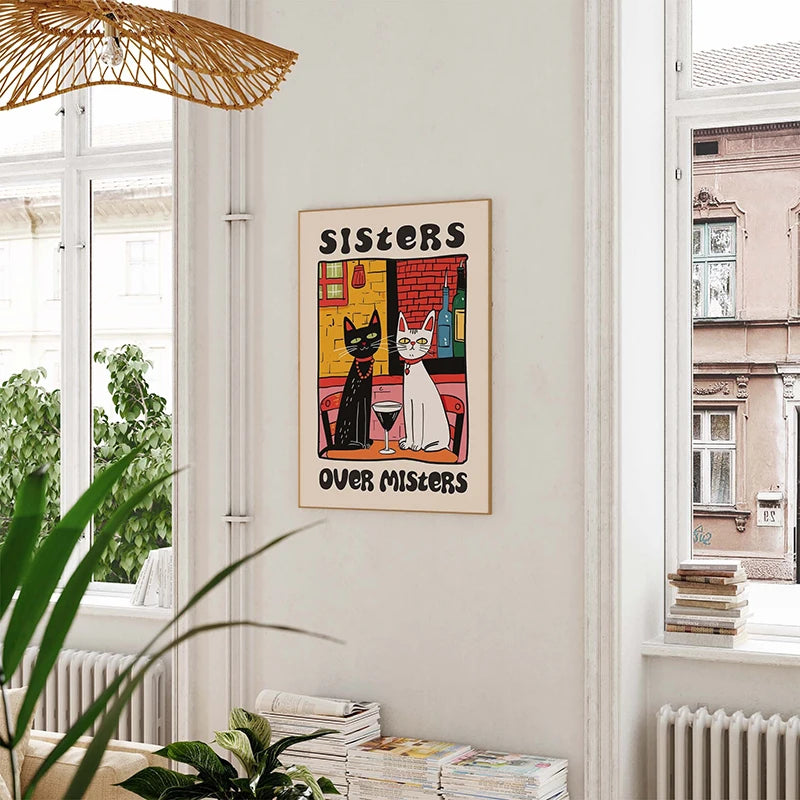 Retro Kitchen Canvas Poster