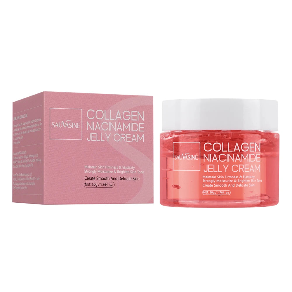 Collagen cream with niacinamide and hydrolyzed collagen