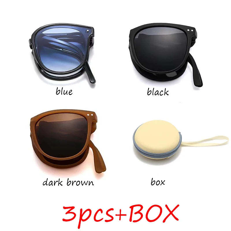 Foldable and portable sunglasses