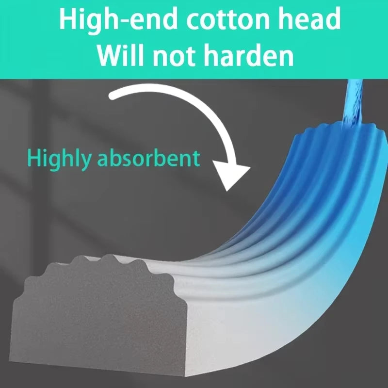 Mini Foldable Powerful Squeeze Mop