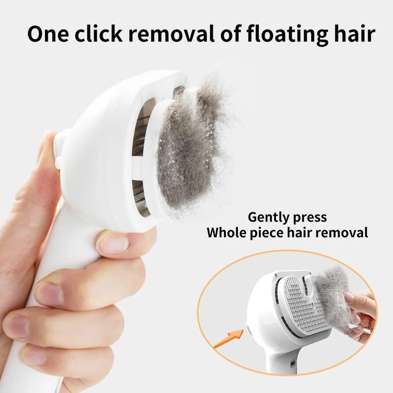 Steam massage brush for animals