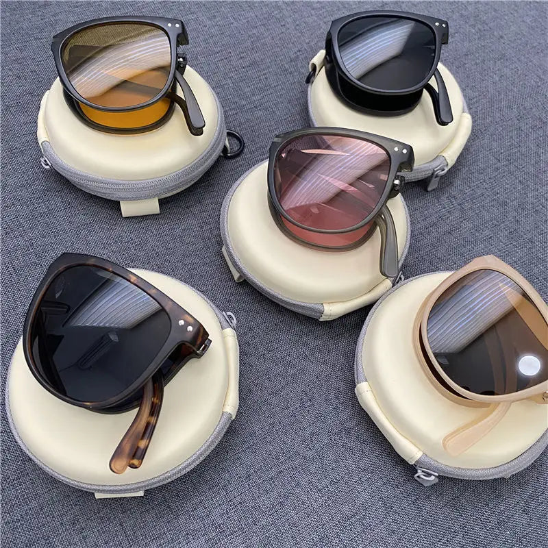 Foldable and portable sunglasses