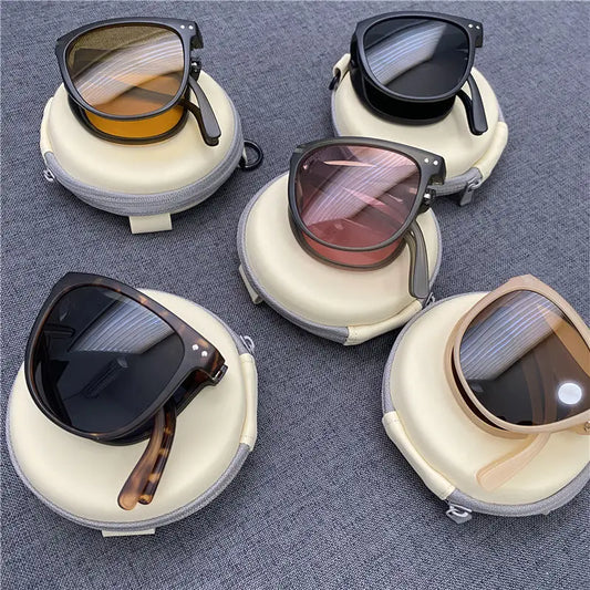 Foldable and portable sunglasses