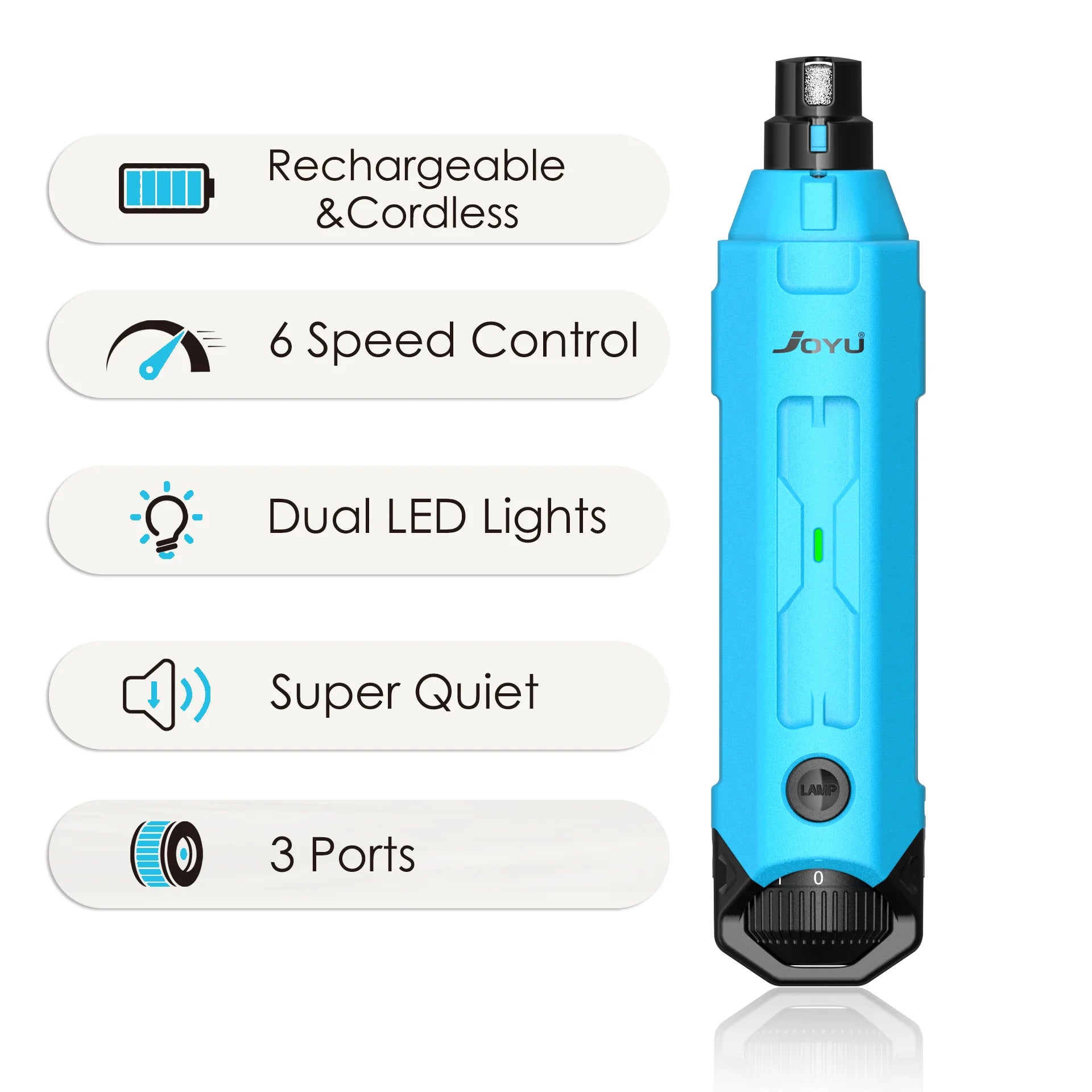 6-speed dog nail trimmer