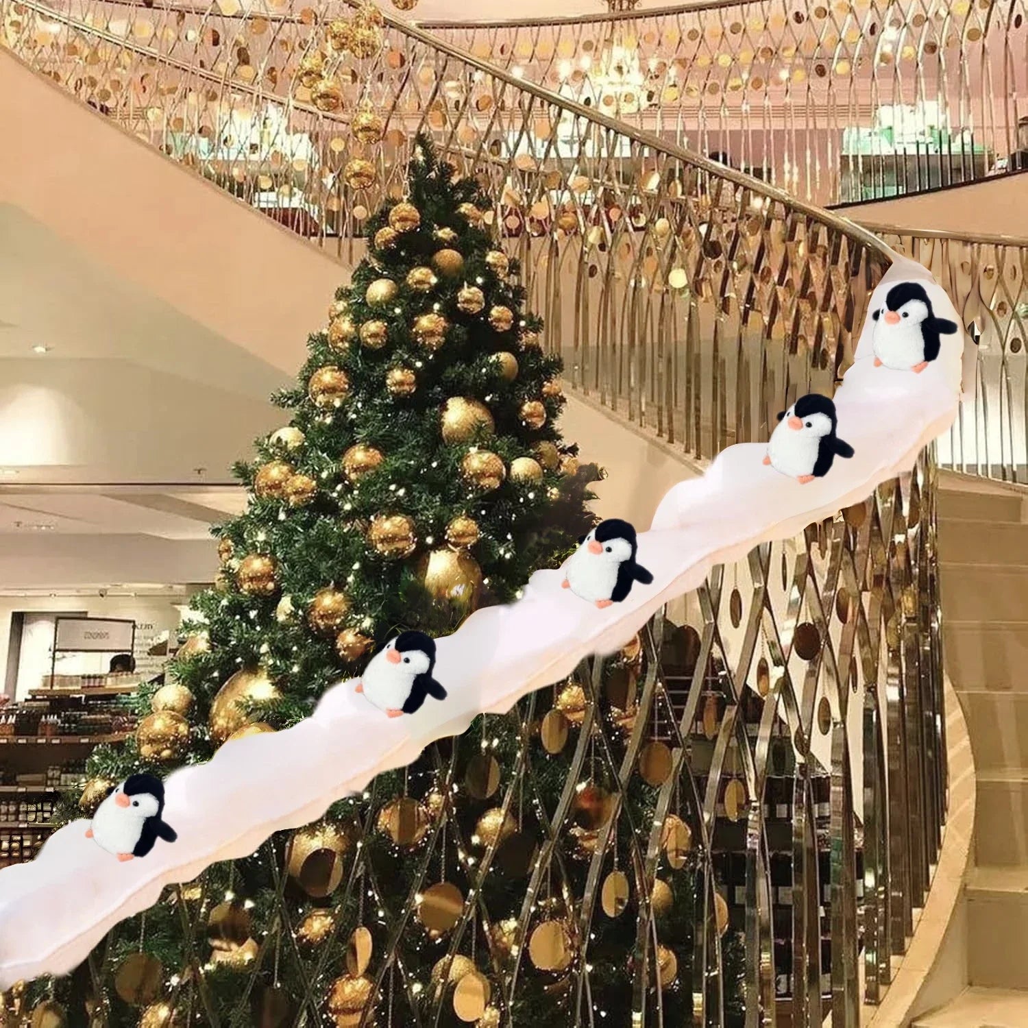 Christmas Stair Decoration Fake Snow Cotton