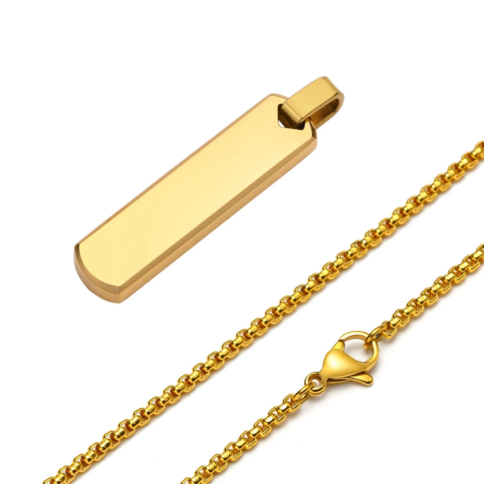 Vertical Bar Necklaces for Men