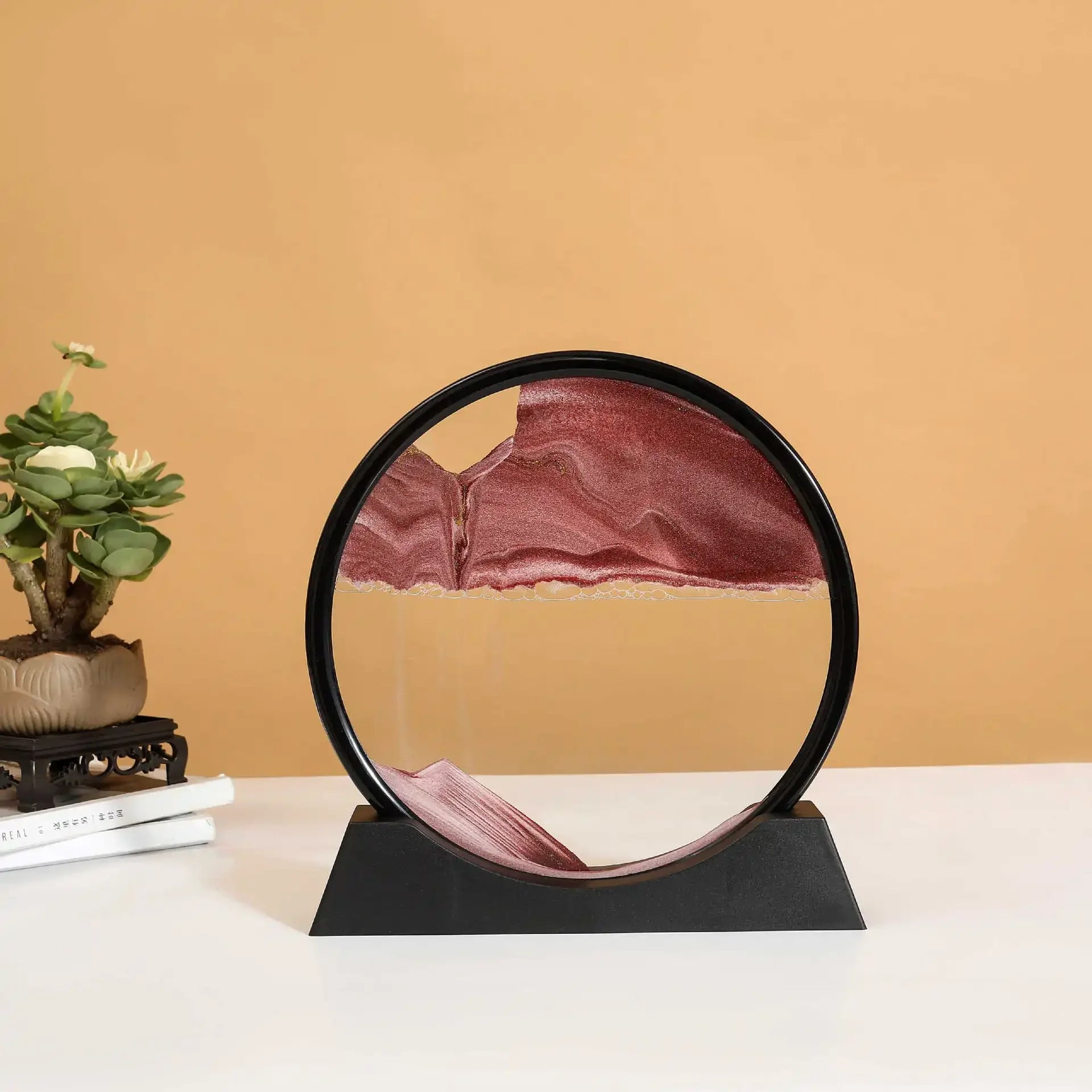 3D Sand Hourglass Art Image