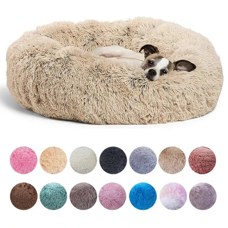 Super soft round pet bed