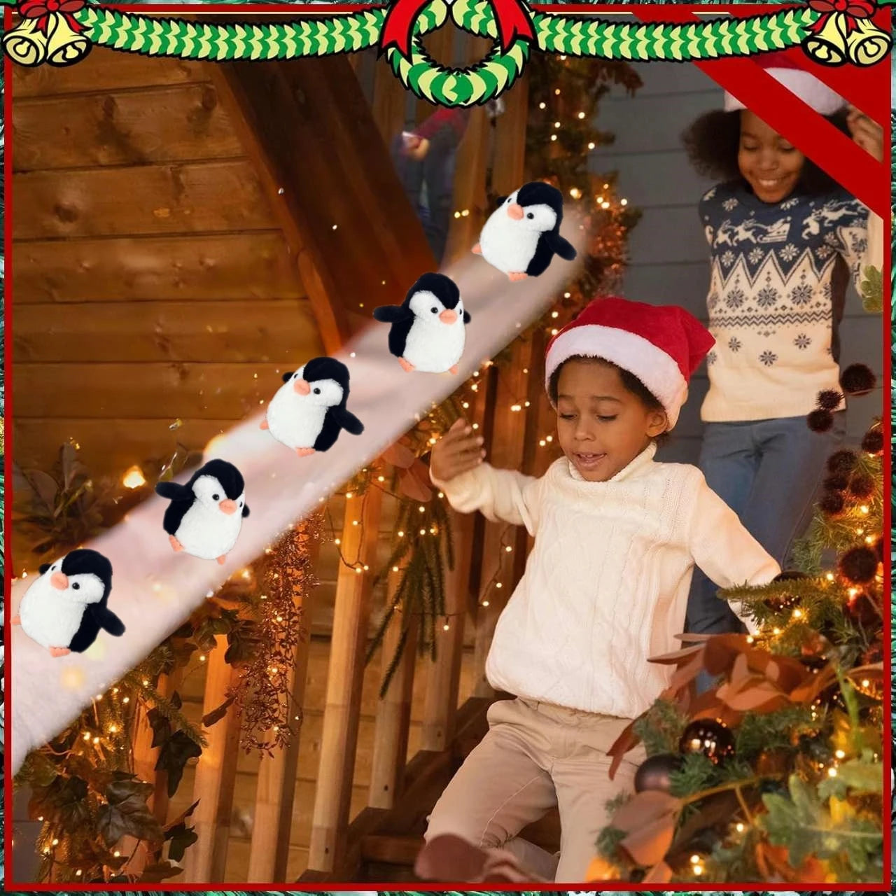 Christmas Stair Decoration Fake Snow Cotton