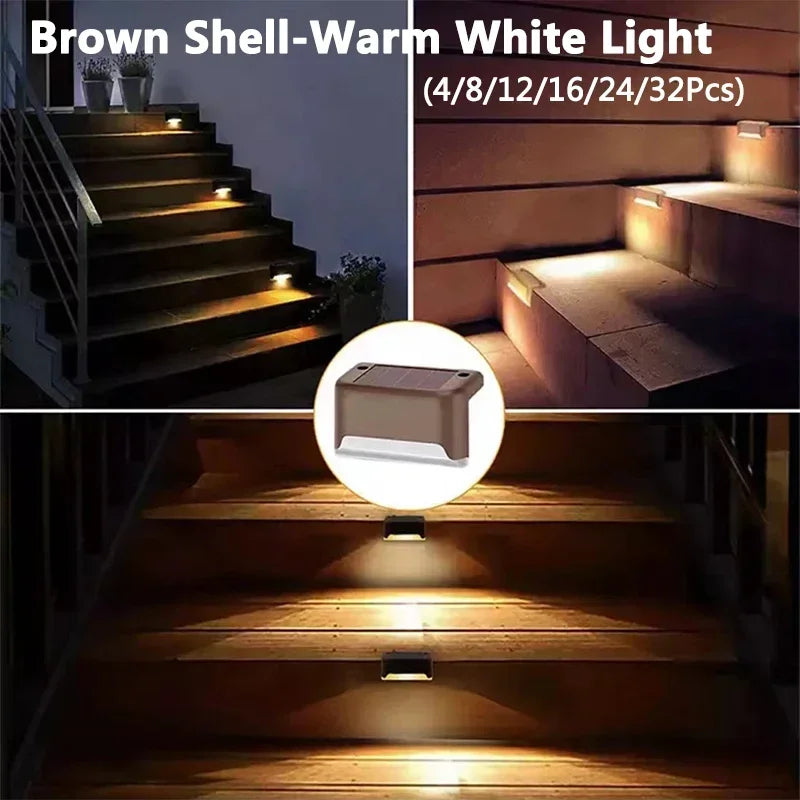 Waterproof solar lights for outdoor areas