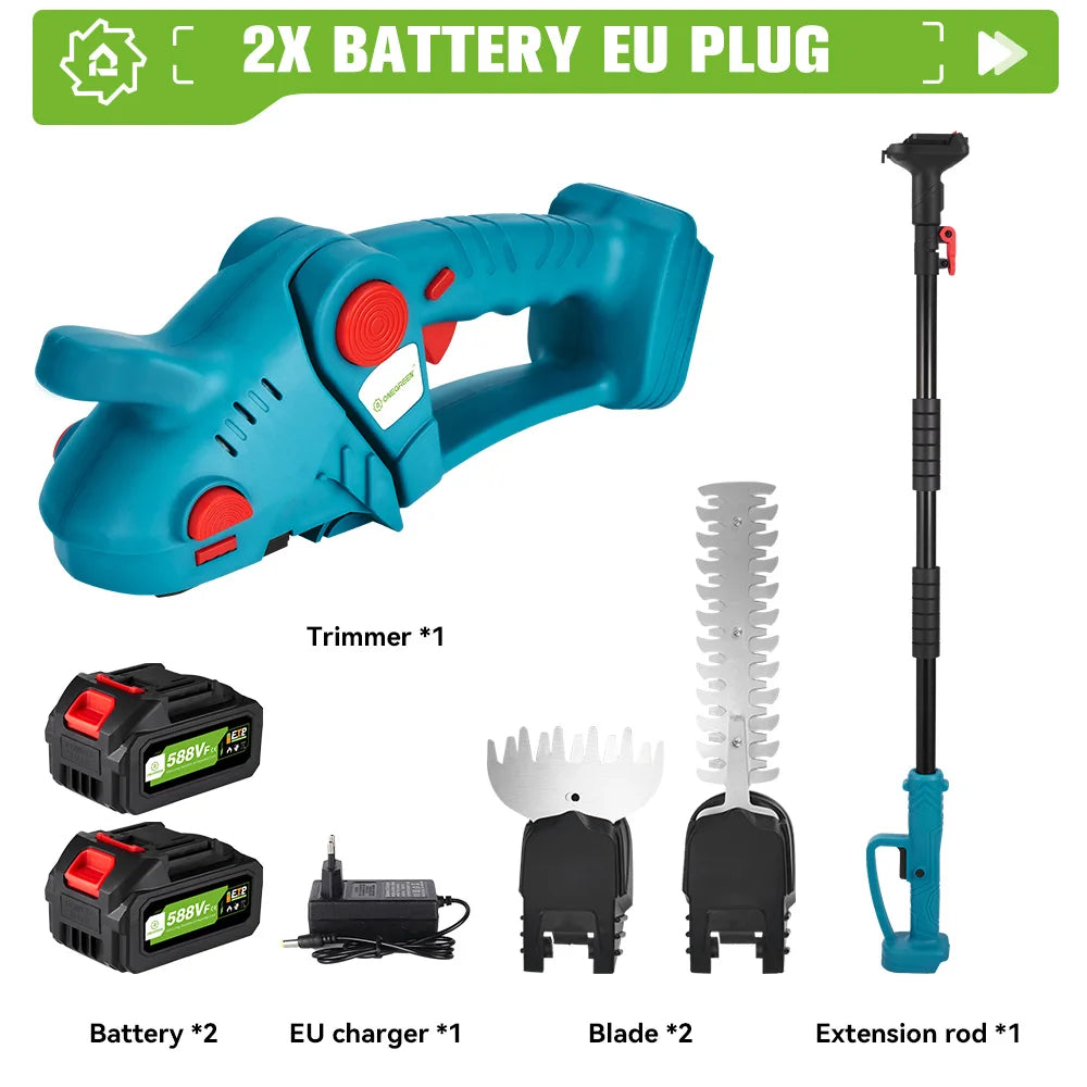 3-in-1 Telescopic Electric Hedge Trimmer