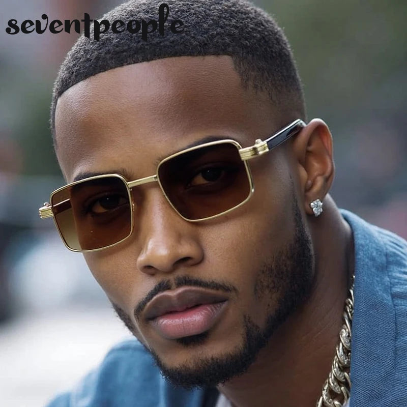 Luxury vintage punk sunglasses