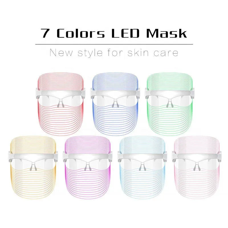 7-color LED mask for skin care