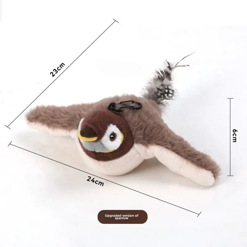 Noise-activated interactive plush toy