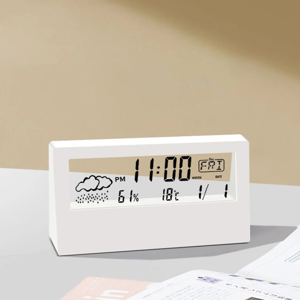 Creative weather display clock