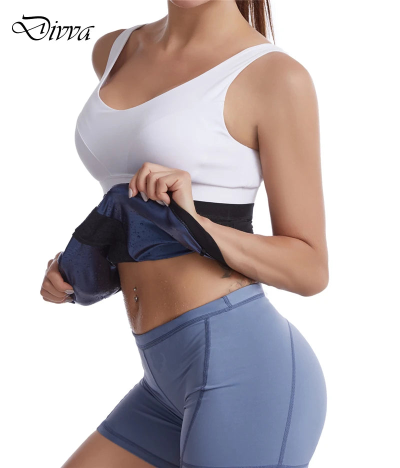 Premium waist shaping belt with sauna effect