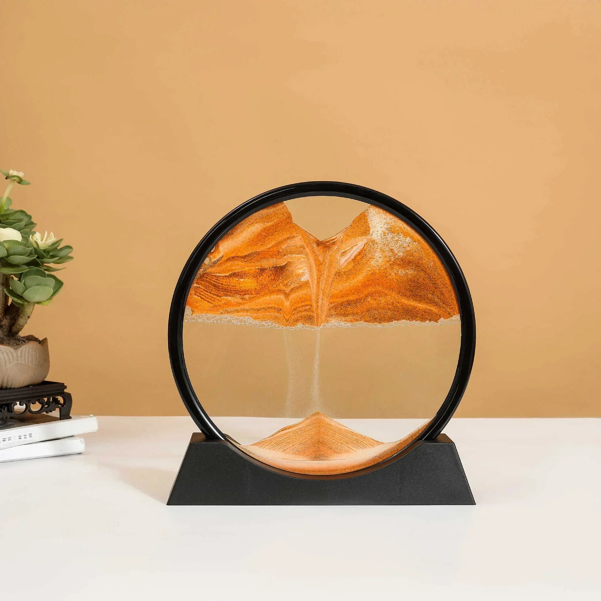 3D Sand Hourglass Art Image