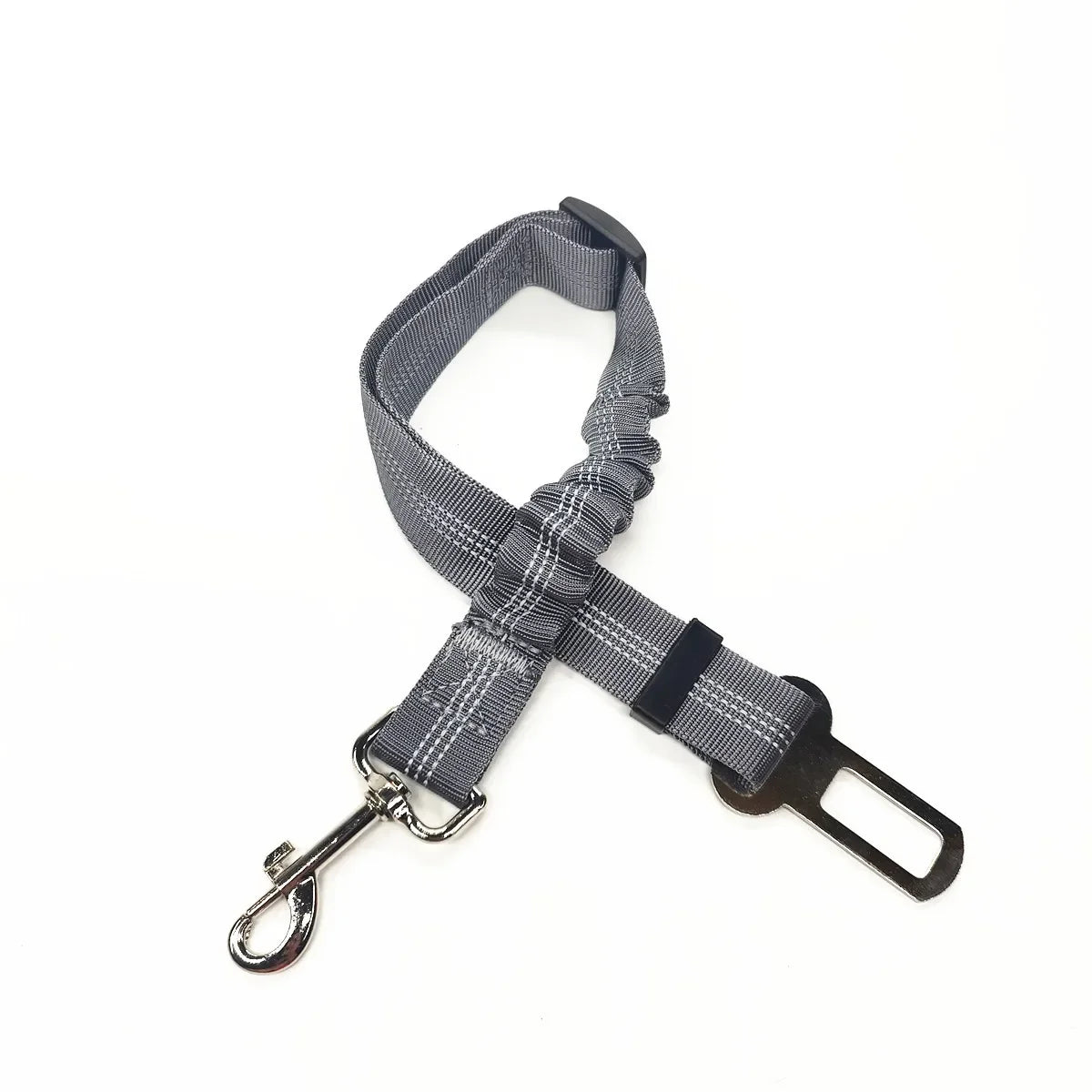 Adjustable dog seat belt