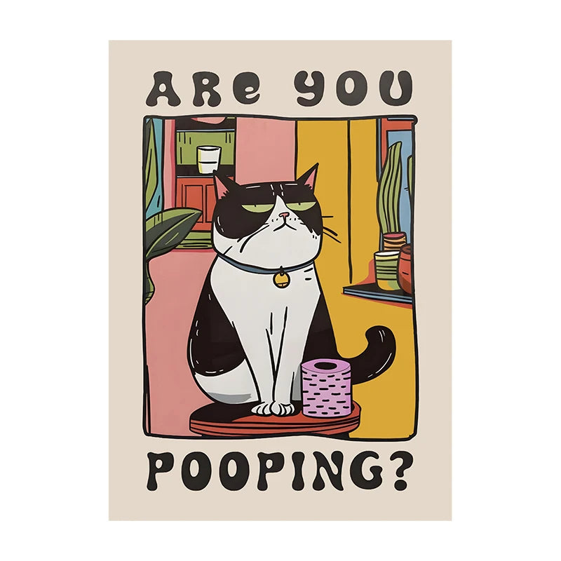 Retro Kitchen Canvas Poster