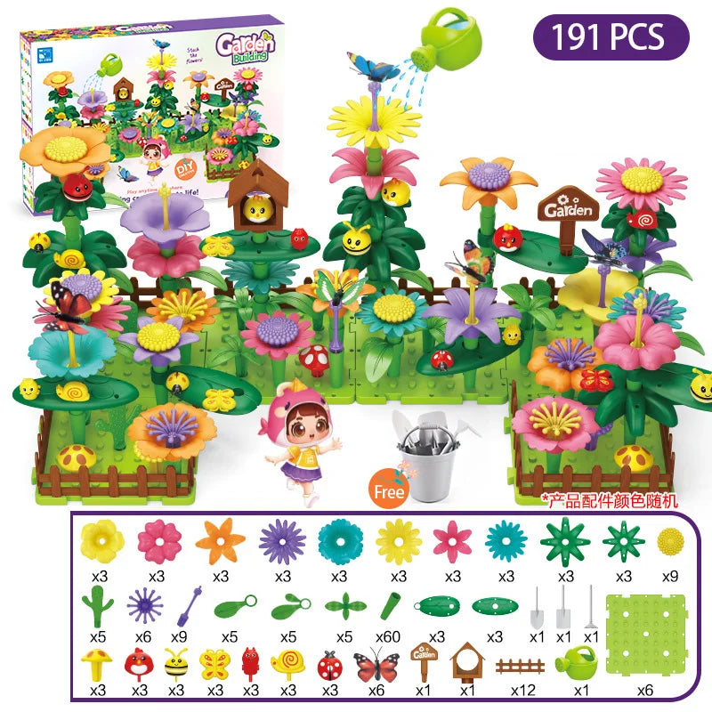 Flower Garden in blocks