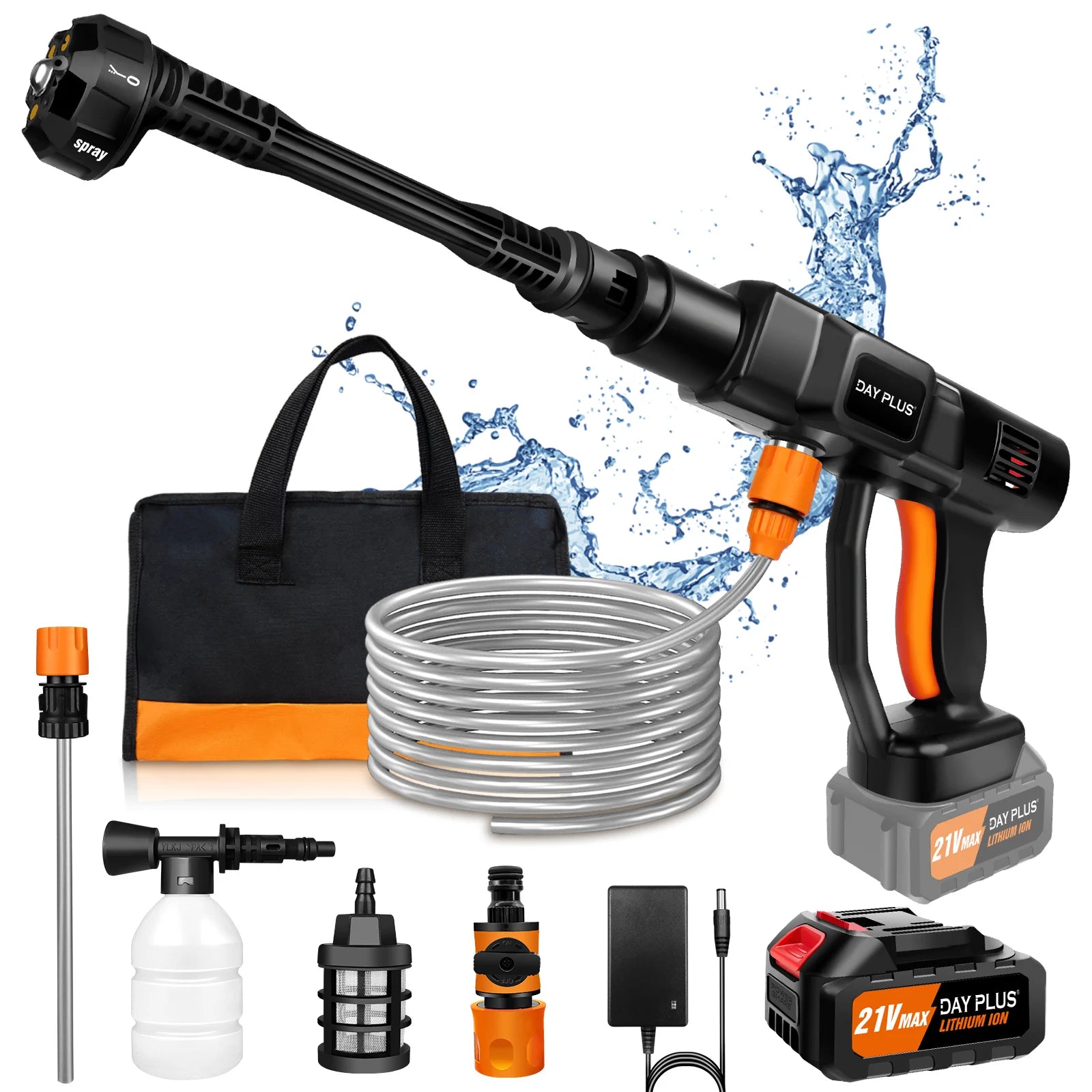 6 IN 1 Brushless Electric High Pressure Washer
