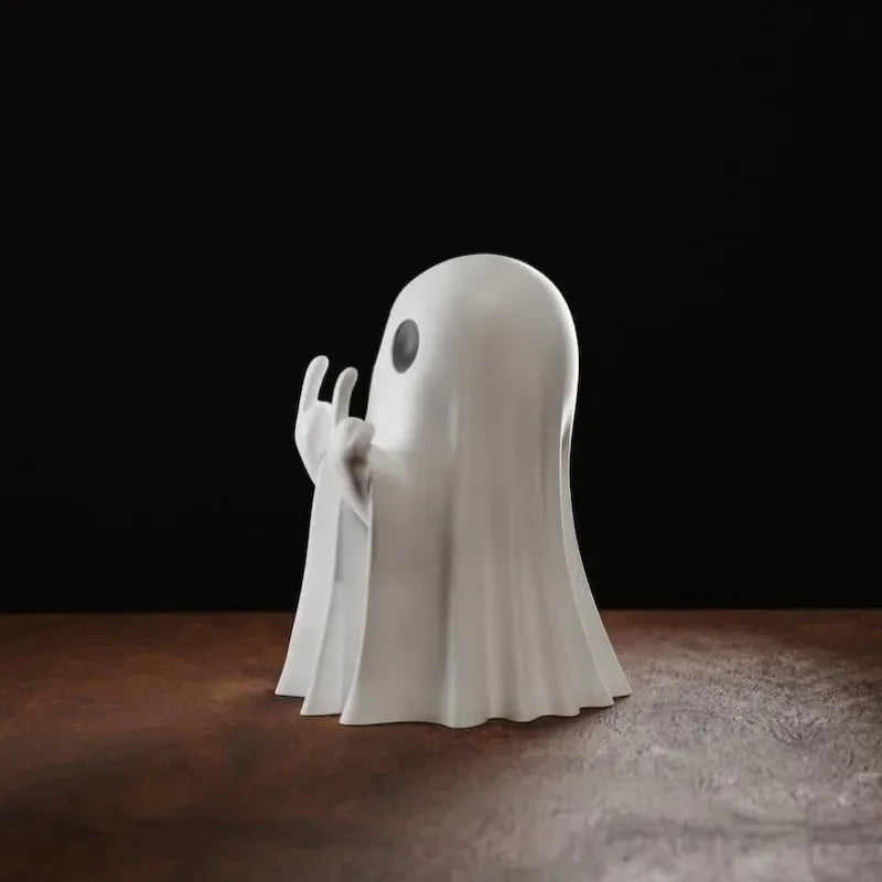 Rude Boo 👻😜 - Cheeky Ghost Statue