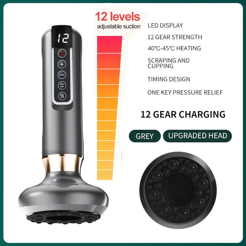 Electric GuaSha Anti-Cellulite Vacuum Cupping Massager